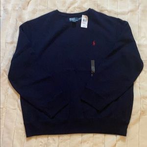 Men’s Polo crew neck sweatshirt!